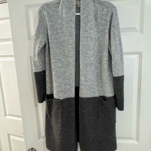 Michael Kors Two-Tone Gray Cardigan